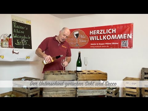 Der Unterschied zwischen Sekt und Secco