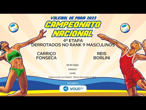 CARRIÇO/FONSECA vs REIS/BORLINI - 4.ª ETAPA CNVP 2023 - DERROTADOS NO RANKING 9 MASCULINOS
