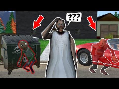 Extreme hide and seek with Granny vs Grandpa - funny horror animation parody (p.235)