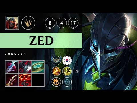 Zed Jungle vs Viego - KR Challenger Patch 25.18