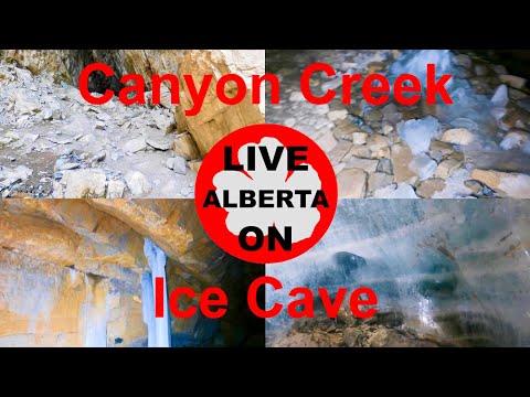 HIKING INSIDE a Frozen Time Capsule: Canyon Creek Ice Cave #cave