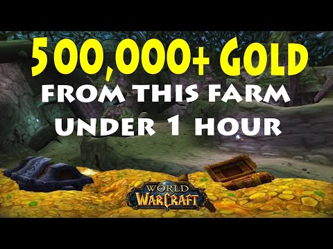 „Goldfarm in Razorfen Kraul: Über 500.000 Gold in weniger als einer Stunde“