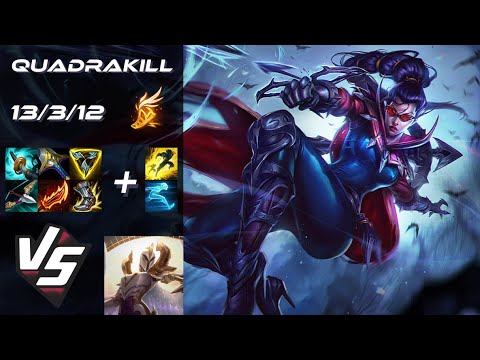 TOP Vayne vs Kayle [QUADRAKILL] - NA Challenger Patch 14.9
