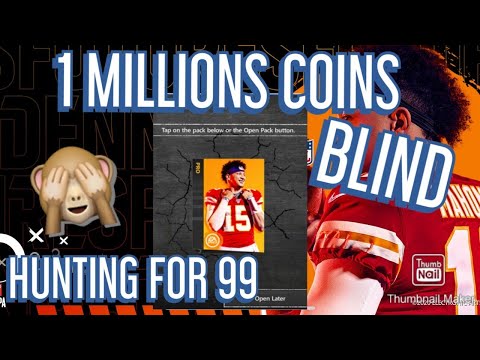 INSANE 1 MILLION COIN BLIND PRO PACK OPENING!? HUNTING...