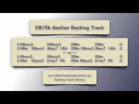 D#/Eb Aeolian Mode Backing Track
