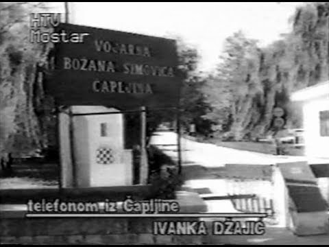 HTV MOSTAR  - IZVJESTAJ IVANKE DZAJIC IZ CAPLJINE 1997.
