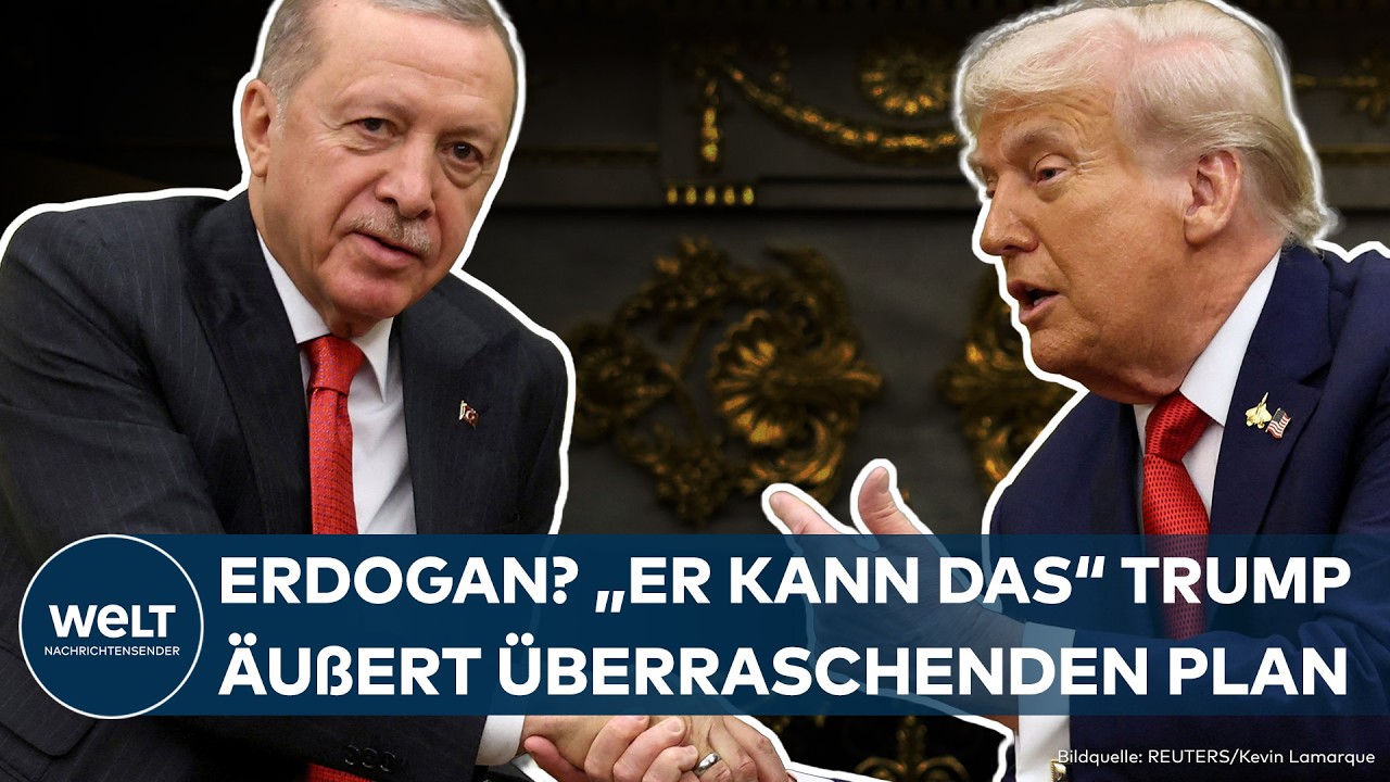 UKRAINE-KRIEG: "Er kann das, er ist ein Freund von mir" Trump nennt überraschenden Friedensstifter