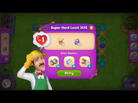 Gardenscapes Stuck Level 3592