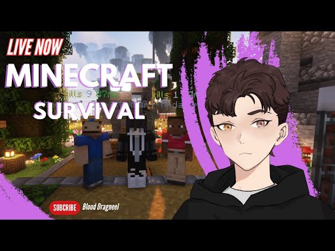 Join Blood Dragneel's Epic Adventure with Ges in Minecraft Live Indo