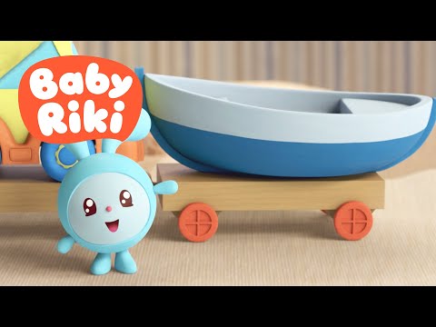 BabyRiki RO - Milu călătorește cu vapor cu aburi 🚢  Copiii învață despre transportul marin