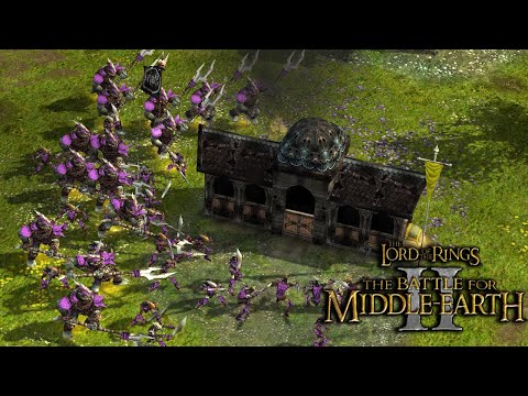 ELVEN Civil War In BUCKLAND - 2v2 Multiplayer - Battle for Middle Earth 2