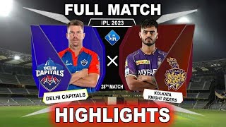 DC vs KKR Highlights | KKR Vs DC Highlights | IPL Highlights 2023 | IPL 2023 Highlights | IPL 2023