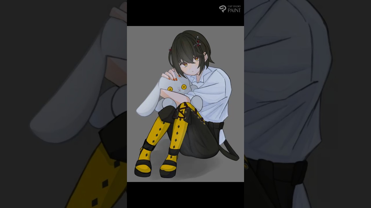 初の全身！かも！#まっしろキャンバス  #にじさんじ #ましろ