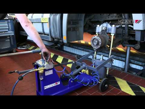 KL-1000-20 - Achsschenkelbolzen Presse 65 t mit Hülsensatz