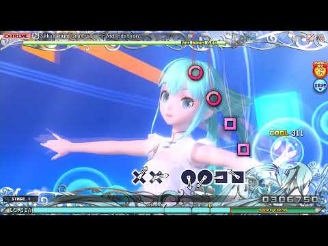 8.5★【HATSUNE MIKU】「Sekiranun Graffiti-F2nd Edition-」Extreme Perfect 【 Project Diva Arcade FT PC 】