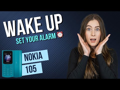 Nokia 105 - How to set the Alarm • 📱 • ⏰ • 🛌 • Tutorial