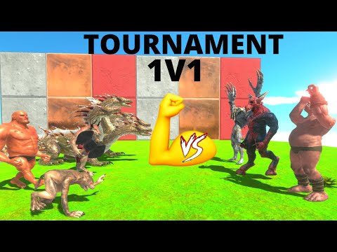 1V1 -  INFERNALS VS FANTASY  - TOURNAMENT  - ANIMAL REVOLT BATTLE SIMULATOR