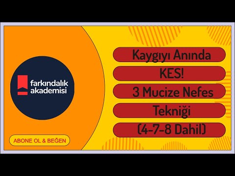 Kaygıyı Anında KES! 🔪 3 Mucize Nefes Tekniği (4-7-8 Dahil)