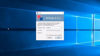 RVTools installation steps in 90 sec.