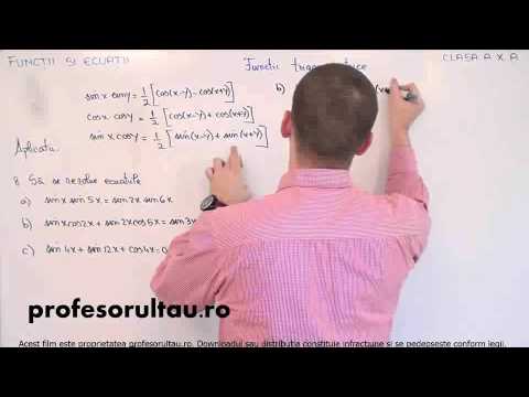 47   cls10   Functii si ecuatii   functii trigonometrice   aplicatii   partea 9 - profesorultau.ro
