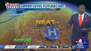 Afternoon shower and thunderstorm chances continue with warmer temperatures