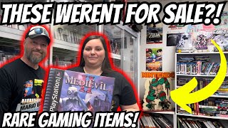 We Tried To BUY EVERYTHING In This Video Game Store! These Were NOT FOR SALE!