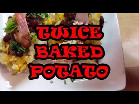 TWICE BAKED POTATO, RICHARD IN THE KITCHEN