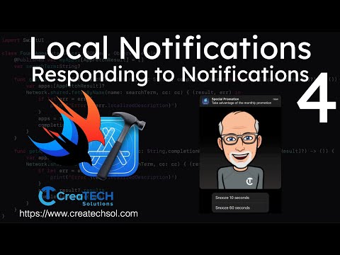 Swift Local Notifications 4: Responding to Notifications thumbnail