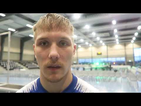 Oliver Flodin indvejning og interview, 18. januar 2019