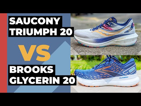 Saucony Triumph 20 Vs Brooks Glycerin 20: Which cushioned running shoe get's our vote?