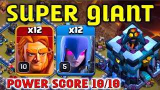 TH13!!! SUPER GIANT Attack Strategies For 3 Stars! Army link in description ! - Clash of Clans
