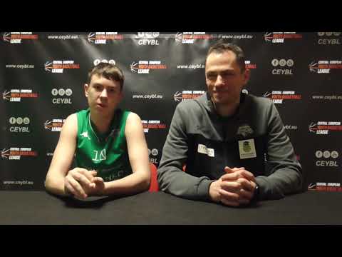 CEYBL U14 - Press conference, 18.2.2023, BA Nymburk - SKM Zastal Zielona Góra