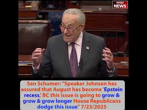 Schumer: Speaker Johnson 'Epstein recess' dodge; Speaker: No one blocking Epstein docs, political