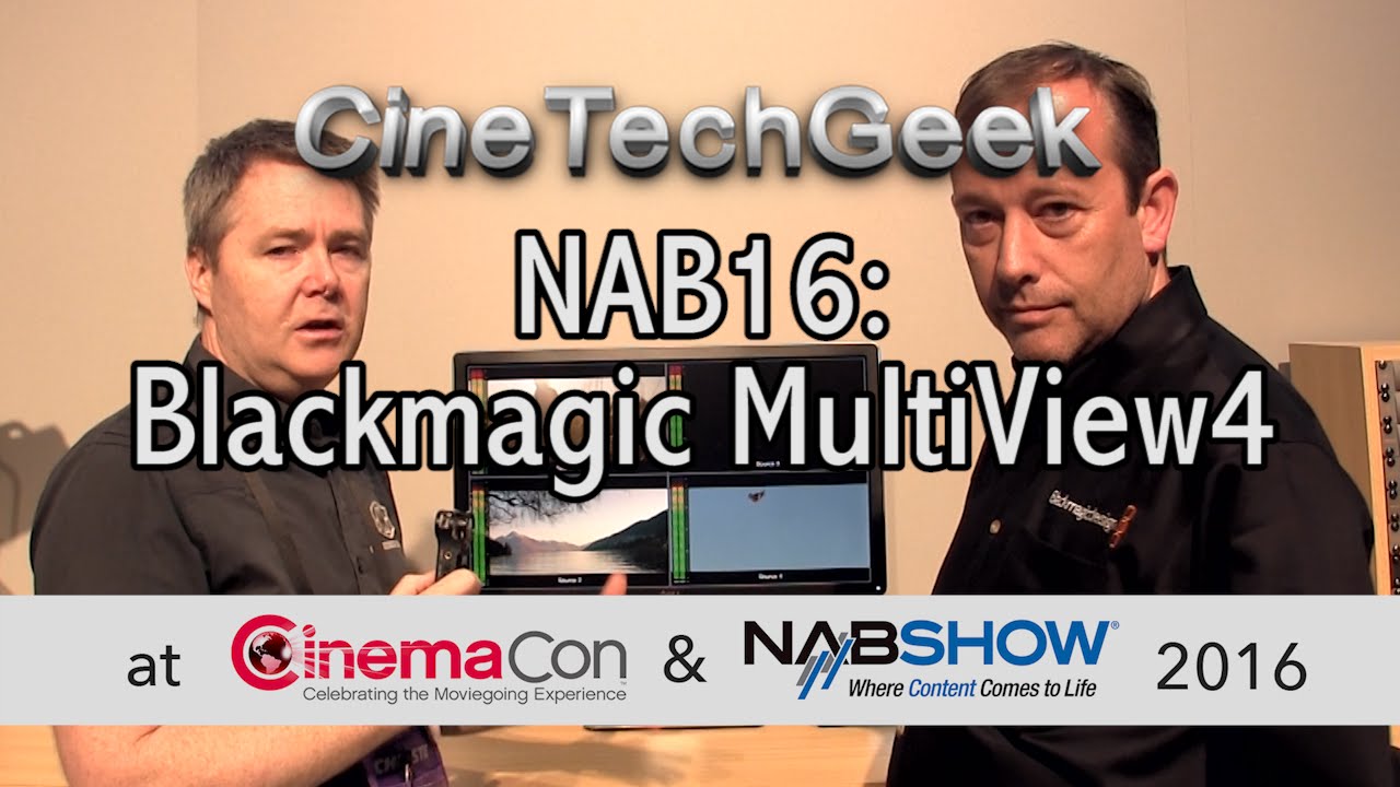 Watch video NAB16 Blackmagic MultiView4 Now NAB16 Blackmagic MultiView4
