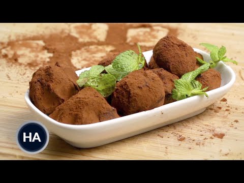 Mint Chocolate Truffles