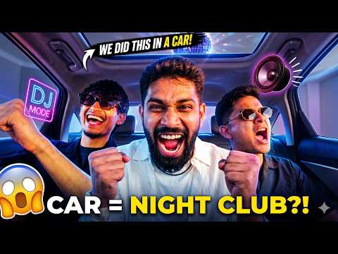 We Turned Our Car Into a NIGHTCLUB 🔥🚨