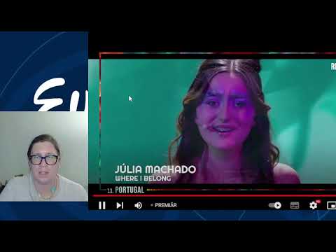First Look: Júlia Machado - Where I Belong (Rehearsal) | Portugal 🇵🇹 | #JESC2023 Reaction