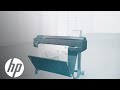 Принтер HP DesignJet T520 - видео