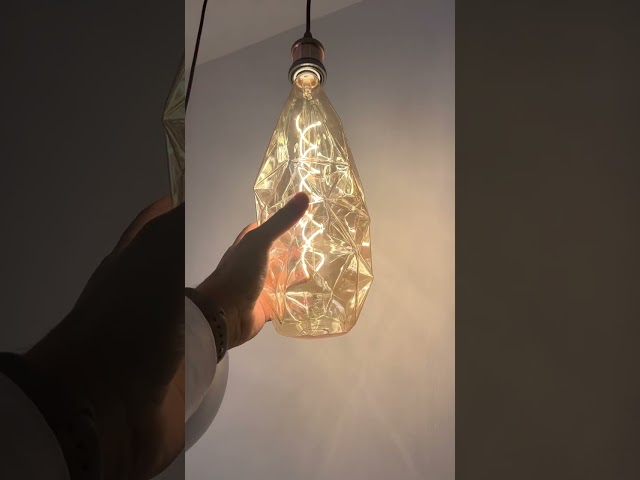 لمبة ديكورية كرستاله فيلمنت عسلي