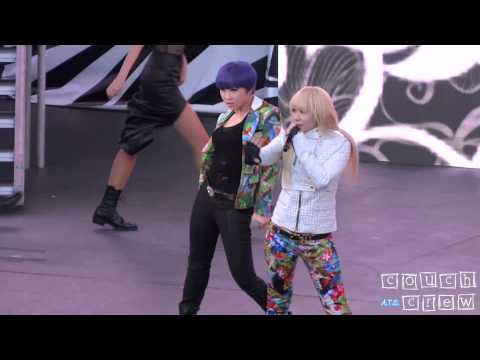 121110 2NE1 - I Love You Rehearsal @ SBS Kpop Super Concert