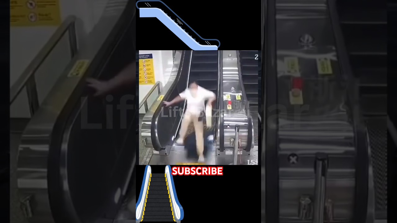 Escalator Accident #lift #elevator #escalator #escalators #escalatoraccident #escalatorshot