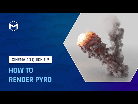 #C4DQuickTip 62: So rendert man Pyro in Cinema 4D