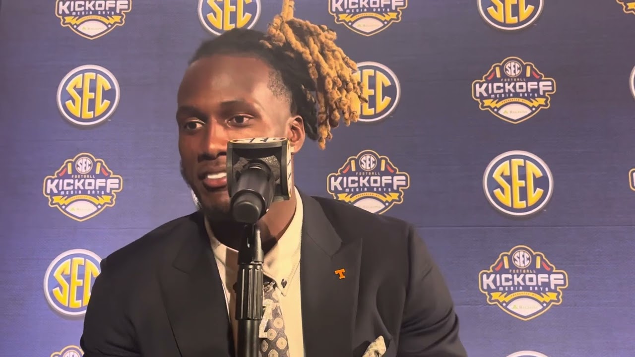 Tennessee QB Joe Milton III Talks Accuracy, Hendon Hooker, SEC Competition | SEC Media Days 2023