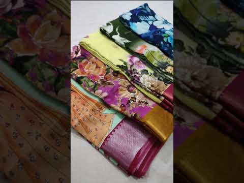 "Elegant Mangalagiri Pattu Sarees with Stunning Digital Prints!✨Shop Now!#Handloom #MangalagiriPattu