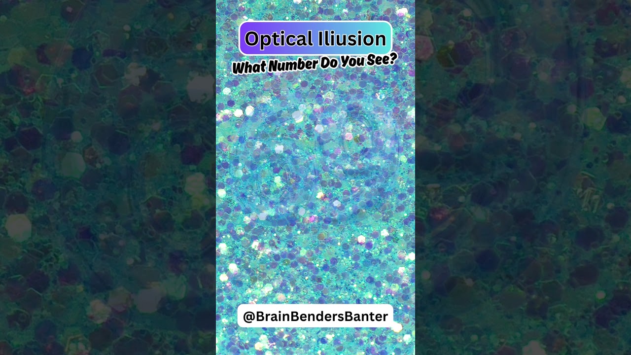 Advanced: Optical Illusion. What Number Do You See? #numbers #puzzle #shorts #trending