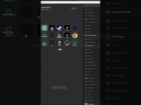How to Set up an OBS command on Stream Deck #pc #howto #contentcreator