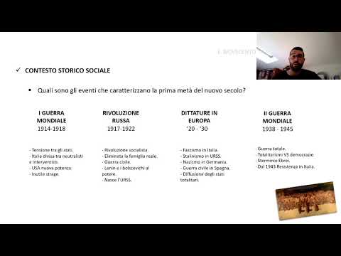 LETTERATURA IN PILLOLE: 5. L'analisi del contesto - Il Novecento