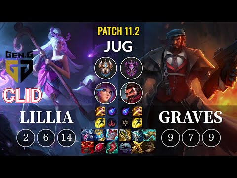 GEN Clid Lillia vs Graves Jungle - KR Patch 11.2