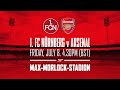 Nurnberg vs Arsenal 1st Half