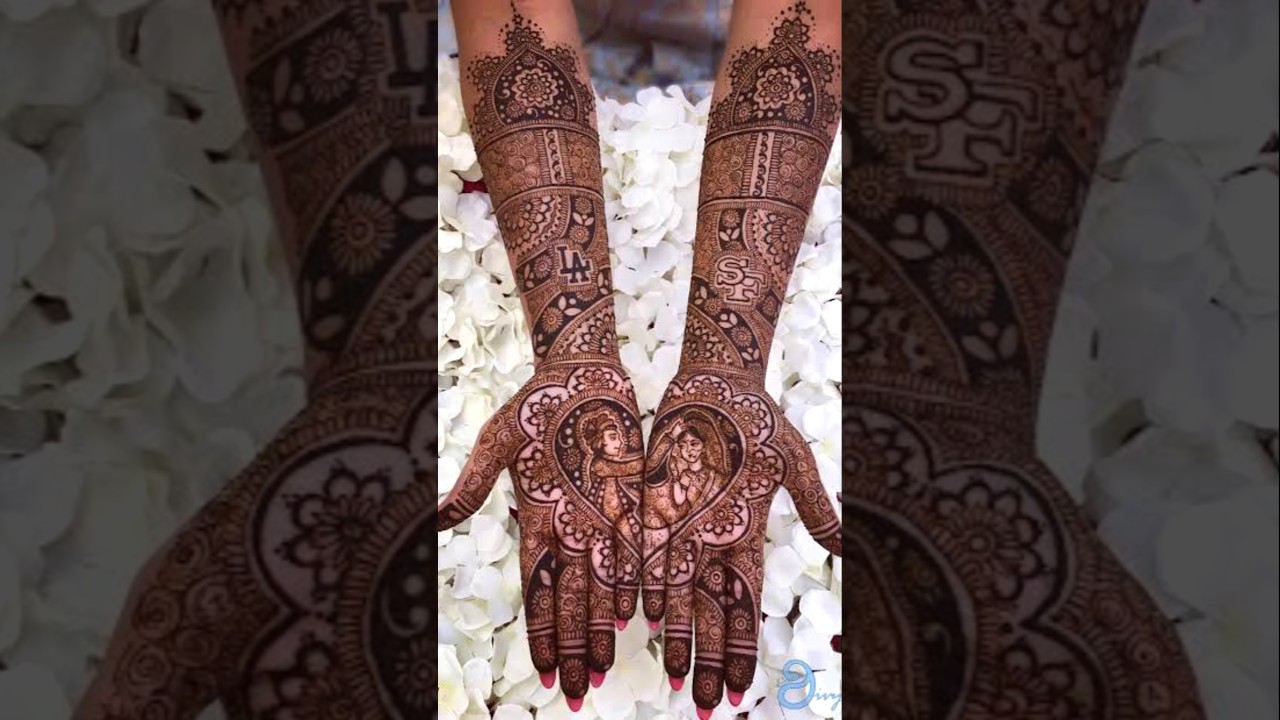 Bridal Wedding Mehndi Design by Geetha